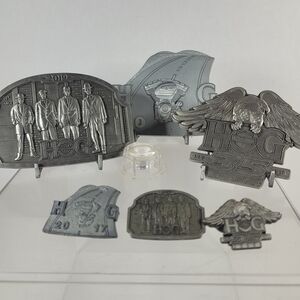 Vintage Lot Of Hog Harley Davidson Owner Pins And Plaques